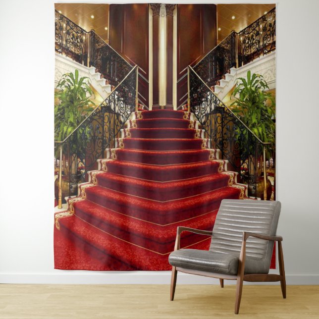 Stair Way Backdrop Tapestry (In Situ)