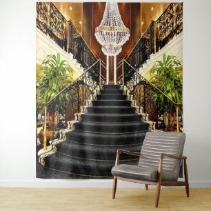 Stair Way Backdrop Tapestry