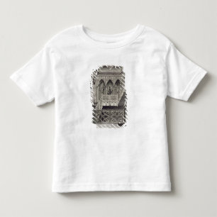 Staircase at Strawberry Hill, engraved by J. Newto Toddler T-shirt