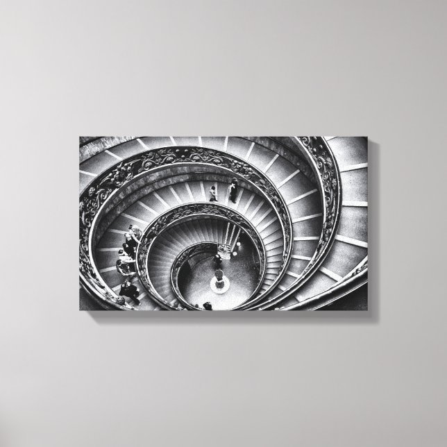 Staircase in black and white print (Front)