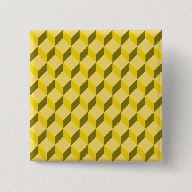 staircase pattern 2 inch square button (Front)