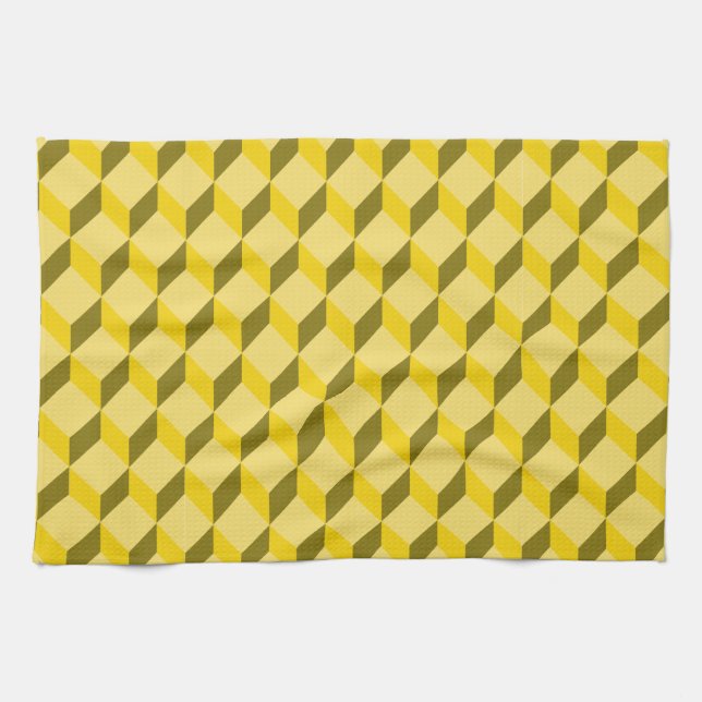 staircase pattern kitchen towel (Horizontal)