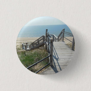 Staircase to Paradise 1 Inch Round Button