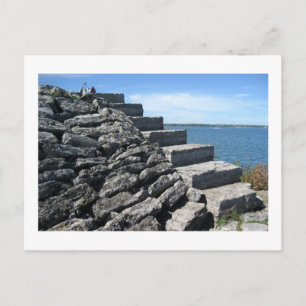 Stairs at Lake Postcard