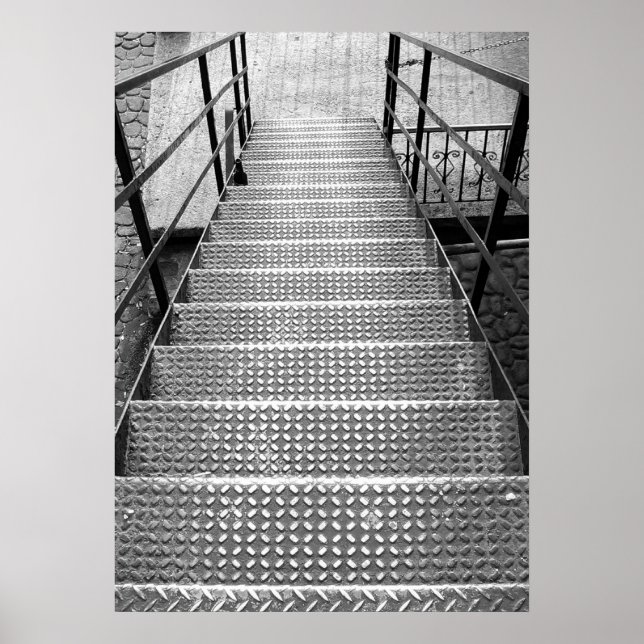 Stairs in Savannah Poster (Front)