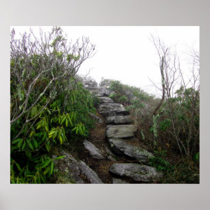 Stairs to the Clouds, Appalachian Trail Poster