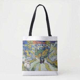 Stairway at Auvers 1890 by Vincent van Gogh Tote Bag