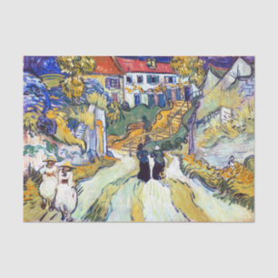 Stairway at Auvers by Vincent Van Gogh Tissue Paper
