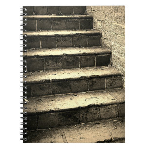 Stairway in Sepia Notebook 