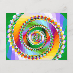 Stairway of Dreams Fantasy Fractal Postcard