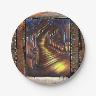 Stairway of Light Paper Plate