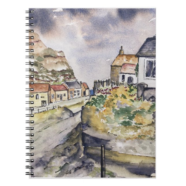Staithes Harbor  Notebook (Front)