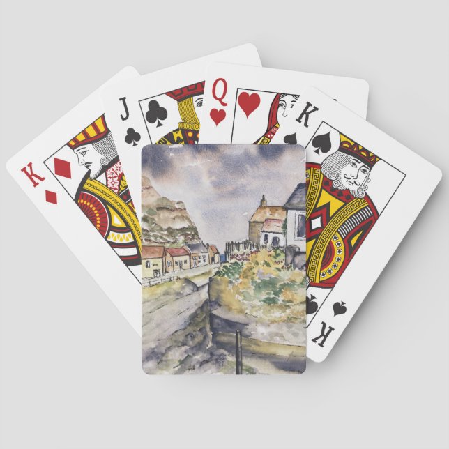 Staithes Harbor  Playing Cards (Back)