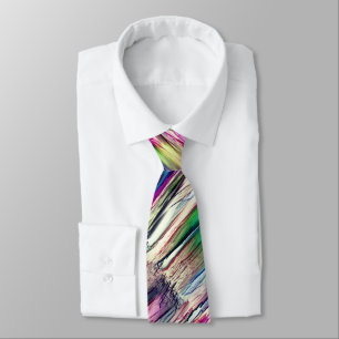 Stalagmite or rock with flashy colours tie