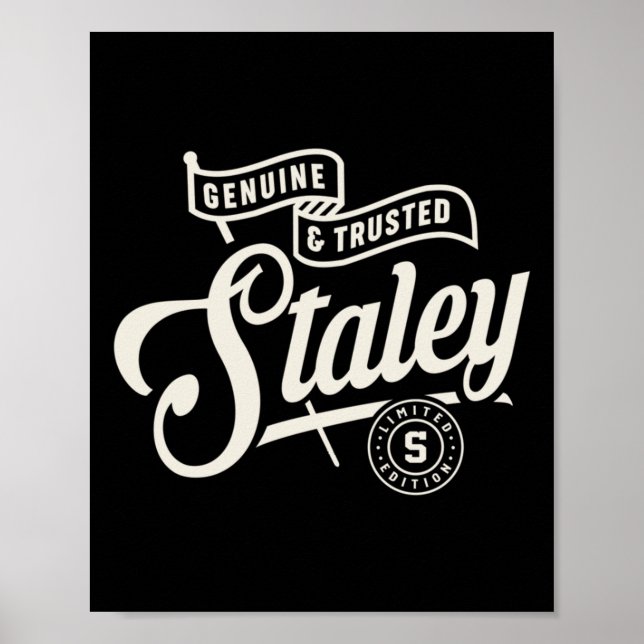 Staley Name Custom - Staley Sticker  Poster (Front)