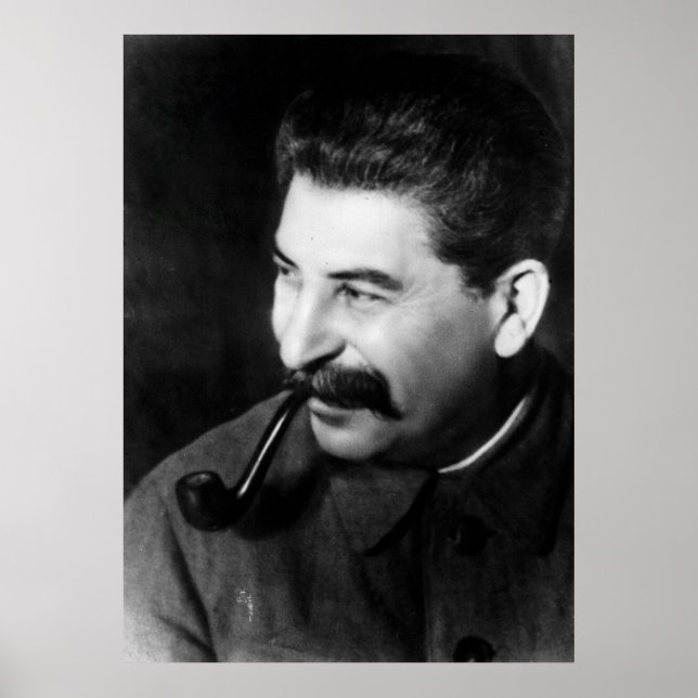 Stalin photo portrait poster (Front)
