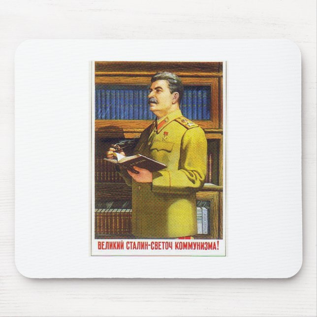 stalin poster art mouse pad (Front)