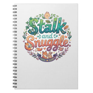 Stalk and Snuggle Cute Wildlife T-Shirt Notebook