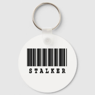 stalker barcode design keychain