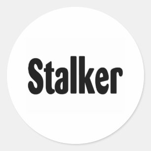 Stalker Classic Round Sticker