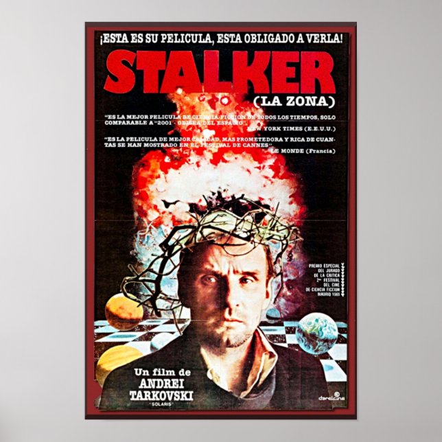 Stalker La Zona Poster (Front)