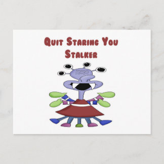 Stalker Monster Postcard
