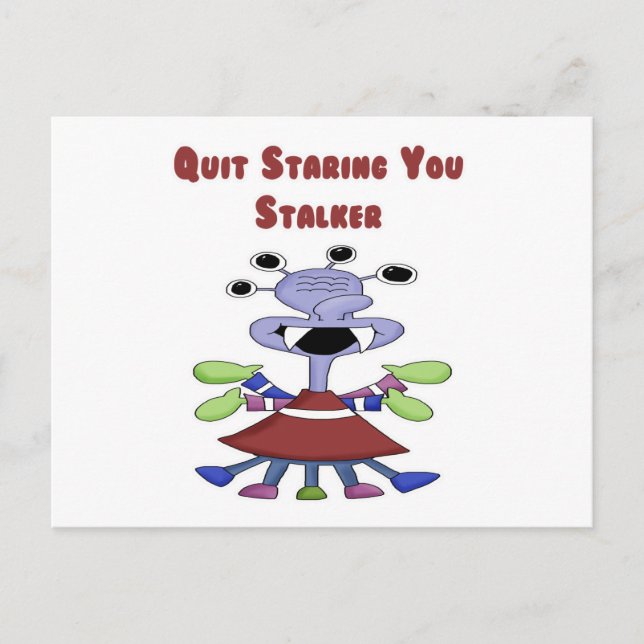 Stalker Monster Postcard (Front)