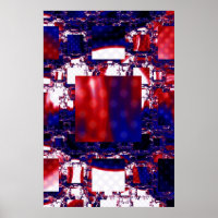 Stalling | Red and Blue Fractal Art