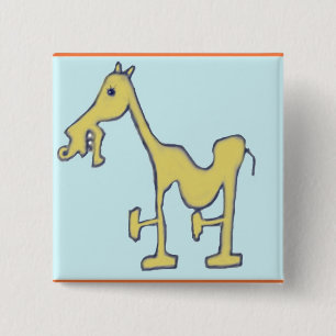 Stallion 2 Inch Square Button