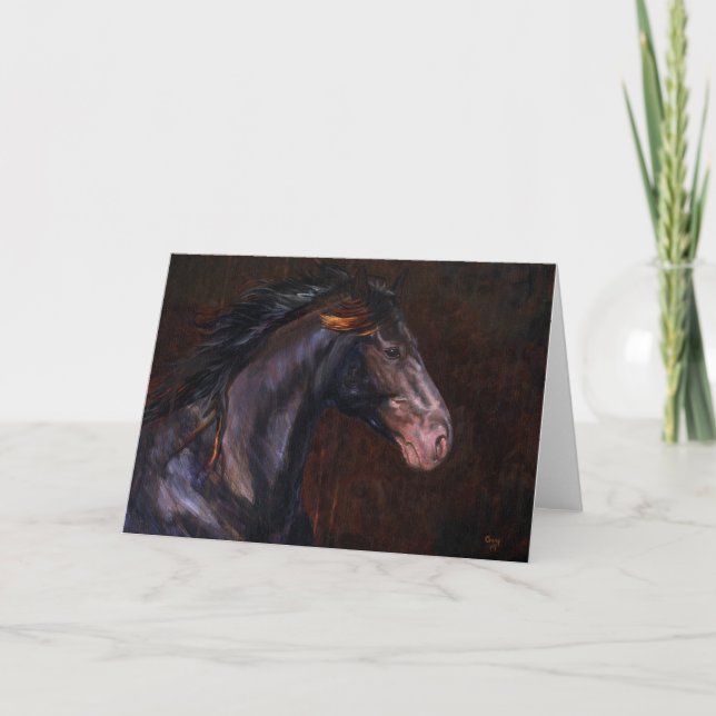 Stallion Greeting Card (Front)