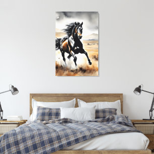 Stallion in Full Stride Canvas Print