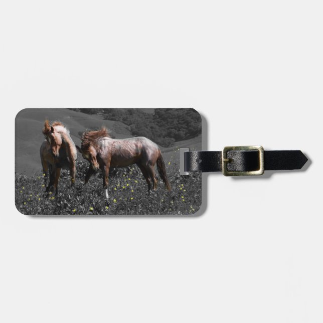 Stallion Spar Luggage Tag (Front Horizontal)