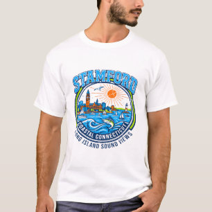 Stamford Coastal Connecticut Long Island Sound Vie T-Shirt