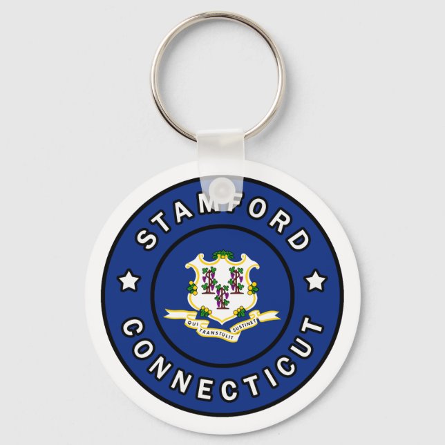 Stamford Connecticut Keychain (Front)