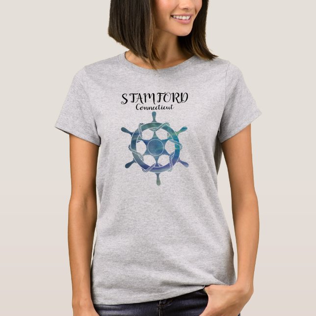 Stamford Connecticut Sailor T-shirt (Front)