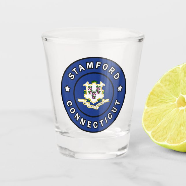 Stamford Connecticut Shot Glass (Front)