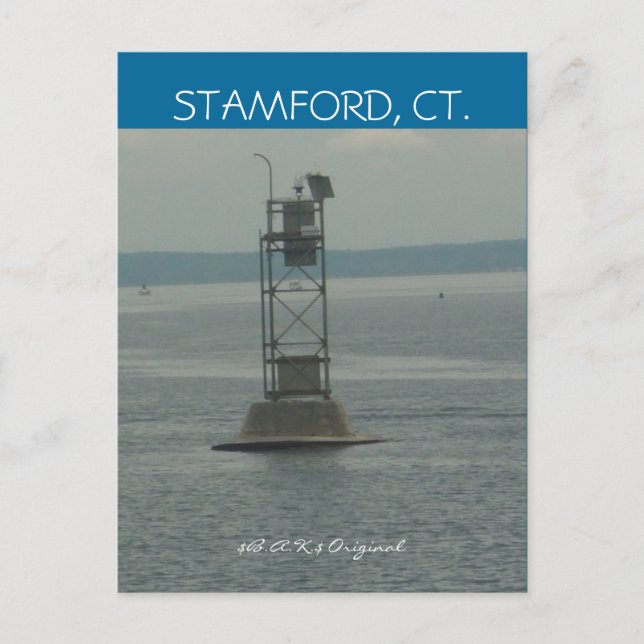 Stamford, Ct Water View Postcard... Postcard (Front)