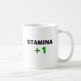 STAMINA +1 (Left handed) Coffee Mug
