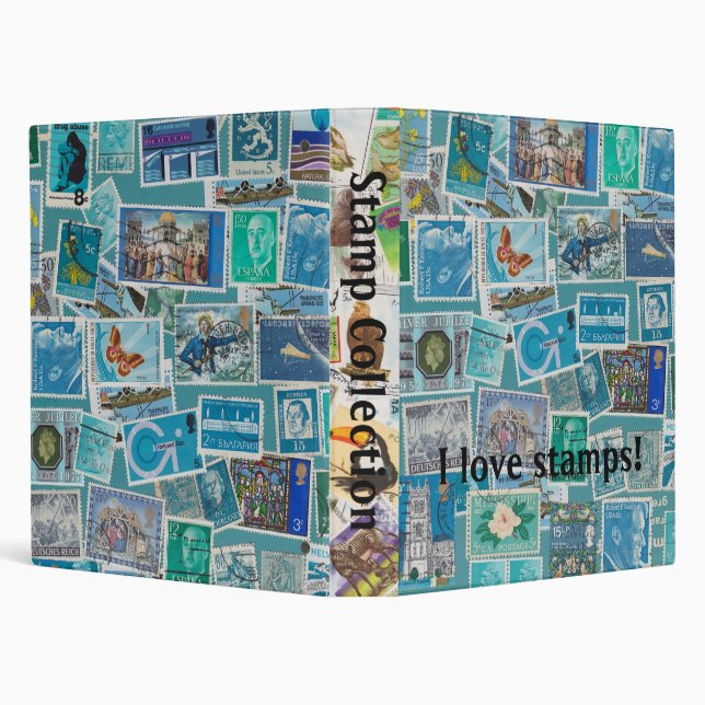 Stamp Collecting Binder (Background)