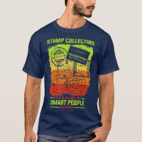 Stamp Collecting Hobby Smart People Funny Stamp Co