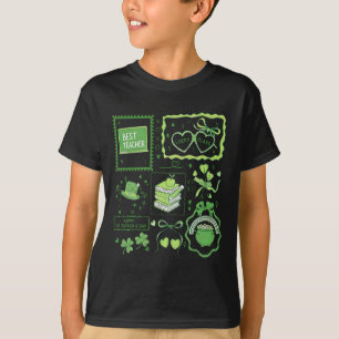 Stamp Coquette Stem Math Science Teacher St Patric T-Shirt