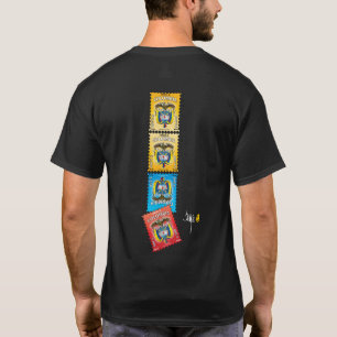Stamp of colombia with the colombian coat of arms T-Shirt