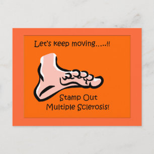 Stamp Out MS postcard