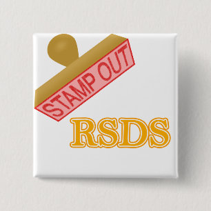 Stamp Out rsds 2 Inch Square Button