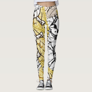 Stamp Skull Leggings