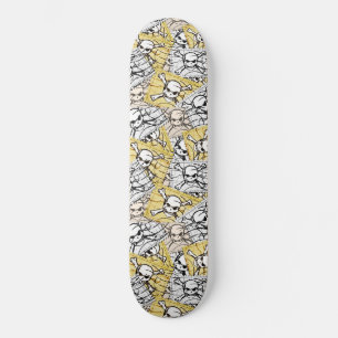 Stamp Skull Skateboard