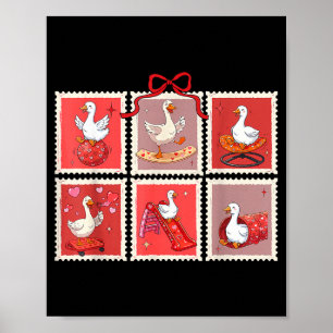 Stamp valentines occupational therapy silly goose poster