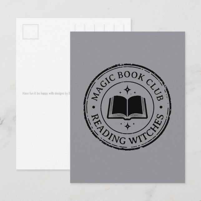 Stamp - YOUR TEXT - BOOK 1 - Fan Fun Postcard (Front/Back)