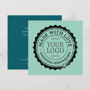 Stamp - YOUR TEXT & LOGO 3 Invitation