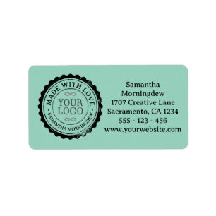 Stamp - YOUR TEXT & LOGO 3 Label